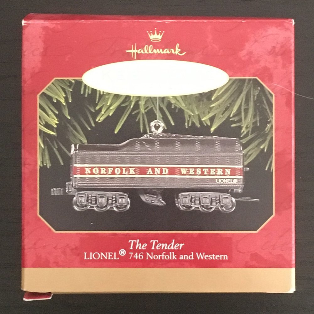 Hallmark Ornament Lionel Tender Norfolk & Western